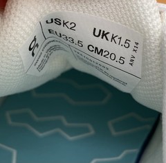 Size 2K On The Roger Kids Little Kids Shoes Sneakers Ivory Orange Unisex