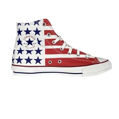 Converse American Flag USA High Top All Star Shoes Size 6 Junior