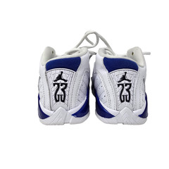 Air Jordan 14 Retro White Hyper Royal Blue White 312093-104 Toddler Size 9C