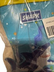 Toddler Rubber Rain Boots Under The Sea Shark Rubber Rain Boots Sz 8 New