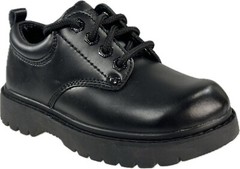 SKECHERS RAIDERS-OILER BLACK LEATHER SHOES LITTLE KID’S SIZE 11.5, 12, #9735L