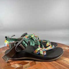 Chaco Z1 Ecotread Kids Size 13 Sport Sandals Multi-Color Geometric Hiking Shoes