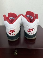 Nike Air Jordan 5 Retro FireRed SilverTongue 440888-102 Youth Sz 5.5 Women Sz 7.