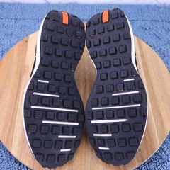 Nike Waffle One GS Black White Low Junior Trainers Sneakers DC0481-001 Kid Sz 5Y