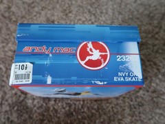 Vintage Andy Mac skateboard shoes 10 1/2 ❤️ EMPTY blue shoe BOX ONLY display