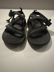 Chaco Kids Sandals Youth 2 Black Gray Strappy Adjustable Outdoor