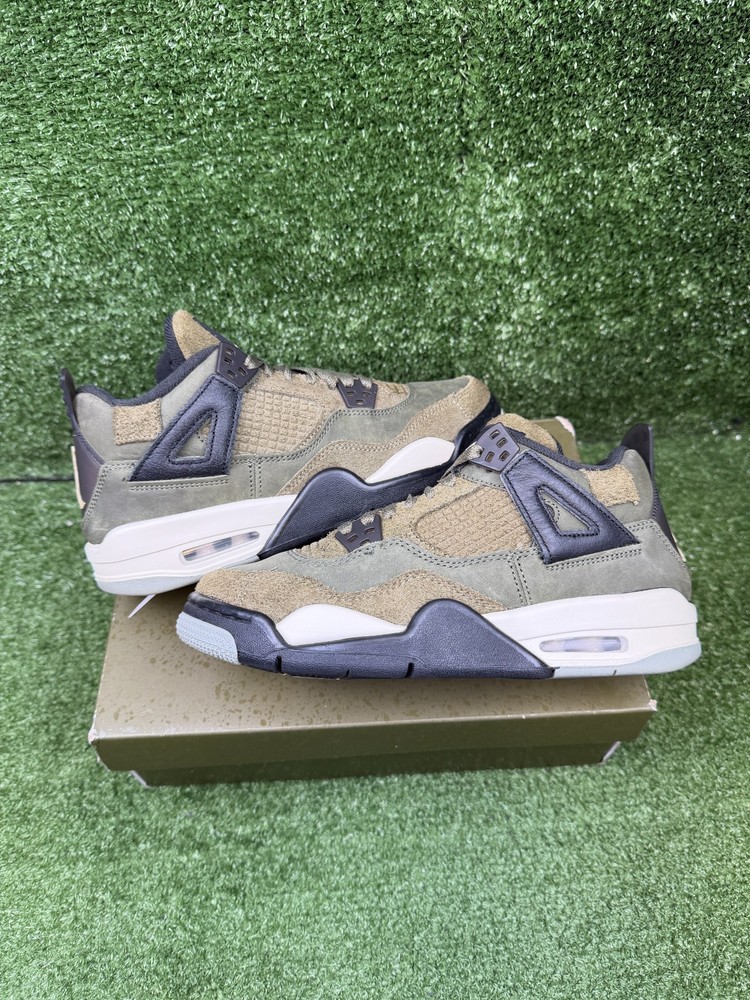 Size 7 (GS) – Jordan 4 SE Retro Low Craft – Olive