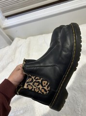Dr.Martens Kids 2976 Leonore Leo Ankle Leather Boots Shoes Sz 6