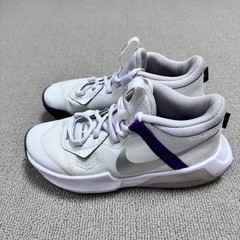 Nike Air Zoom Crossover Sneakers White Purple Size 5.5Y