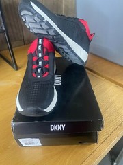 DKNY Little Kids US Size 5 Danni Dino Black/Red Sneakers Style