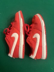 Nike Dunk Low Valentines Day PS Size 2.5Y Red White Sneakers Shoes FZ3549-612