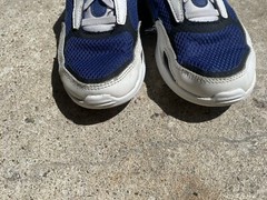 Nike Air Max Bolt, 2.5 Y, Blue White CW1627 400 FREE SHIP Minor Wear SEE PICKS