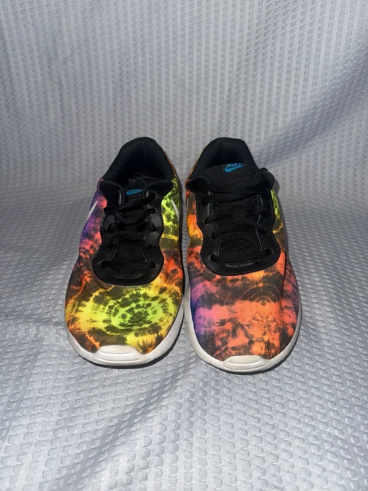 Nike Tanjun GS Tie Dye Multi-Color Sneakers Size 6Y