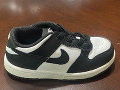 Nike – Dunk Panda Black and White Leather Shoes Toddler Size 9C ** FAST SHIPPING