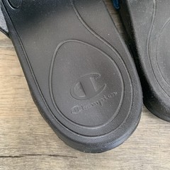 Champion Slides-Black Mega Slide Dual Camo Kids Size Youth 1 NEW