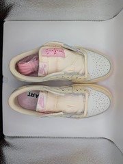 Jordan 1 Retro Low OG SP Travis Scott Shy Pink (PS) – Size 2Y (In Hand)