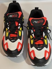 Nike Air Max 200 GS Black Red Yellow Bright Crimson 6.5 Youth NO INSOLES