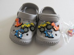 Casual Kids Infant Slip On Beach Clog Sandal Gray Color Various Sizes New