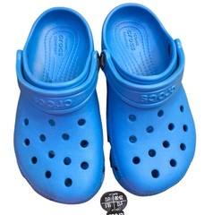 Crocs Big Kids Classic Clog K Slip On Summer Shoes Size C 12 Blue!!