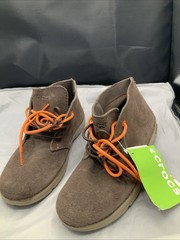 Crocs Thompson Desert Boots Brown Suede Chukka Shoes Kids Size M7 Big Kid