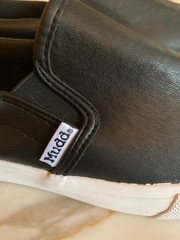 NWOB Mudd Big Kid Size 3 Black Beyley Slip One Casual Loafer