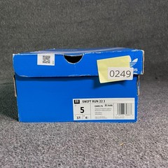 Adidas Swift Run 22 J Shoes Kids Size 5 Black Mesh Running Sneakers GW8176