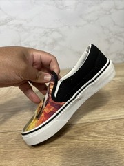 Vans Kids Jaws Shark Sunset Classic Slip On Sneakers 507698 Size 1.5 New