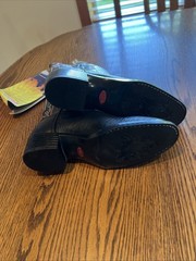 Durango Youth Black (Red and White) Lizard Print Western Boots Size 5D
