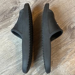 Nike Kawa Shower Slides Black White Logo Sandals Youth 3 C
