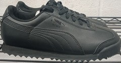 Little Kid’s Puma Roma Basic Black/Black (PS) (361594 12) – 1.5