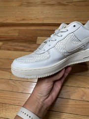 NIKE AIR FORCE 1 LV8 (GS) SUMMIT WHITE-CHR US 6.5Y WOMENS SNEAKERS 820438-105