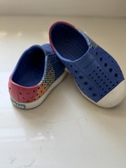 Native Kids Jefferson Sugarlite Block Sandals Shoes – UV Blue Size C6