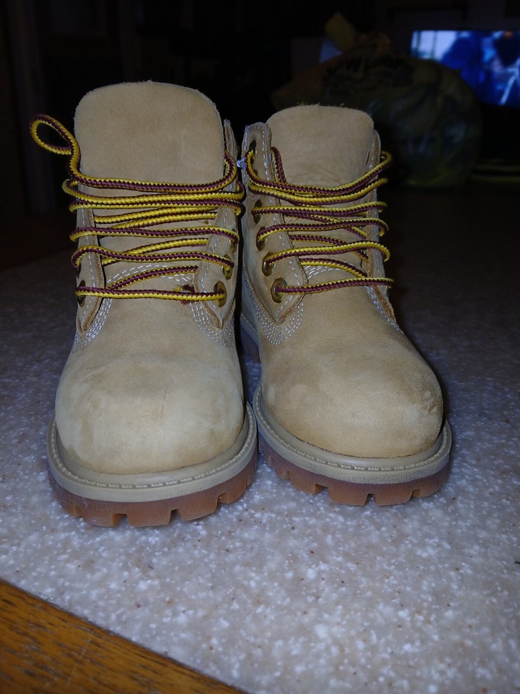 TIMBERLAND Camel Waterproof (wheat nubuck) Kids Size 9