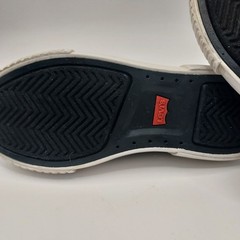 Levis Black Canvas Red Tab Rubber Sole Lace Up Athletic Sneakers Kids Sz 12