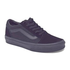 BOYS VANS PRE SCHOOL KIDS OLD SKOOL SHOES BLACK/BLACK VN000W9TENR SIZE 3
