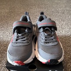 Under Armour UA BPS Assert 10 AC Kids‘ Athletic Sneakers Gray/Red Size 11K