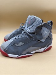 Nike Jordan True Flight Shoes Size 13C 342775-003 / Wolf Gray White Red
