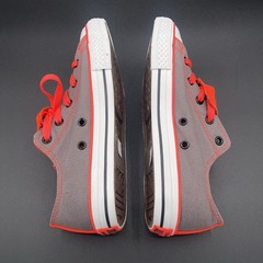 Converse Double Tongue Grey Orange Animal Print
