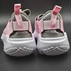 Nike Flex Runner 2 GS Pink Foam White Flat Pewter Slip On Sneakers DJ6038-600 7Y
