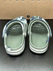 Croc Style Shoe – US Size 5 – Blue/White/Grey Camo – Fast Shipping