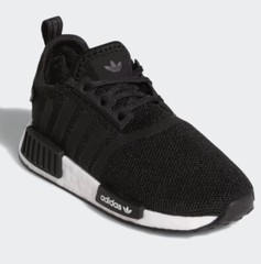 NWT Adidas Kids NMD_R1 I Refined Toddler’s Shoes Core Black-White H02345. Zs 8K