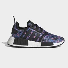 Adidas NMD R1 J Shoes Black Pink Blue Camo HQ6183 Youth Sizes Big Kids‘ NEW