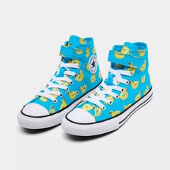 Converse Chuck Taylor All Star Pool Party Easy-On Sneakers Kids Size 1Y – NEW