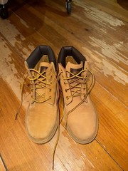 Timberland Waterproof Tan Leather Boots Size 2