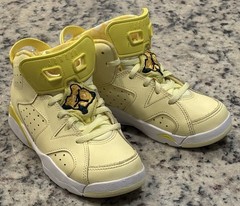 Nike Air Jordan 6 VI Retro PS Citron Dynamic Yellow 543389-800 Size 13C