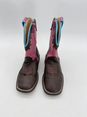Roper Square Toe Toddler Riding Boots Cactus Western Girls Youth Size 8