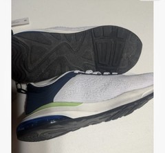 Avia Memory Foam Kids Athletic Sneakers White/Navy/Green US 6 Mesh