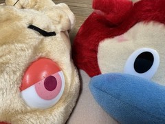 Vintage REN And Stimpy 1992 Nickelodeon Slippers Shoes Small