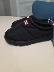 Hunter Cody Clogs Sherpa Lined Mule Slip On Shoes Size 4