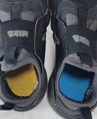 Little Kid Nike Sneakers 11C Flex Runner 2 Black DJ6040 Color Insoles Left Right